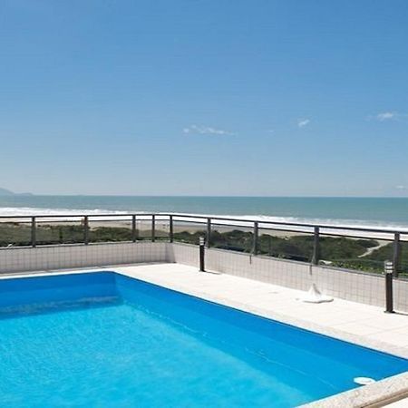 Linda Cobertura Frente Mar Com Piscina Privativa E Pe Na Areia! Apartman Florianópolis Kültér fotó
